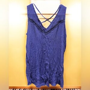 Spense Royal Blue Knit Tank Top MEDIUM no stains